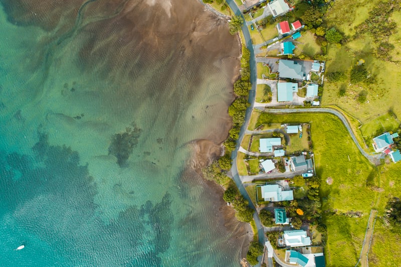 Land meets water